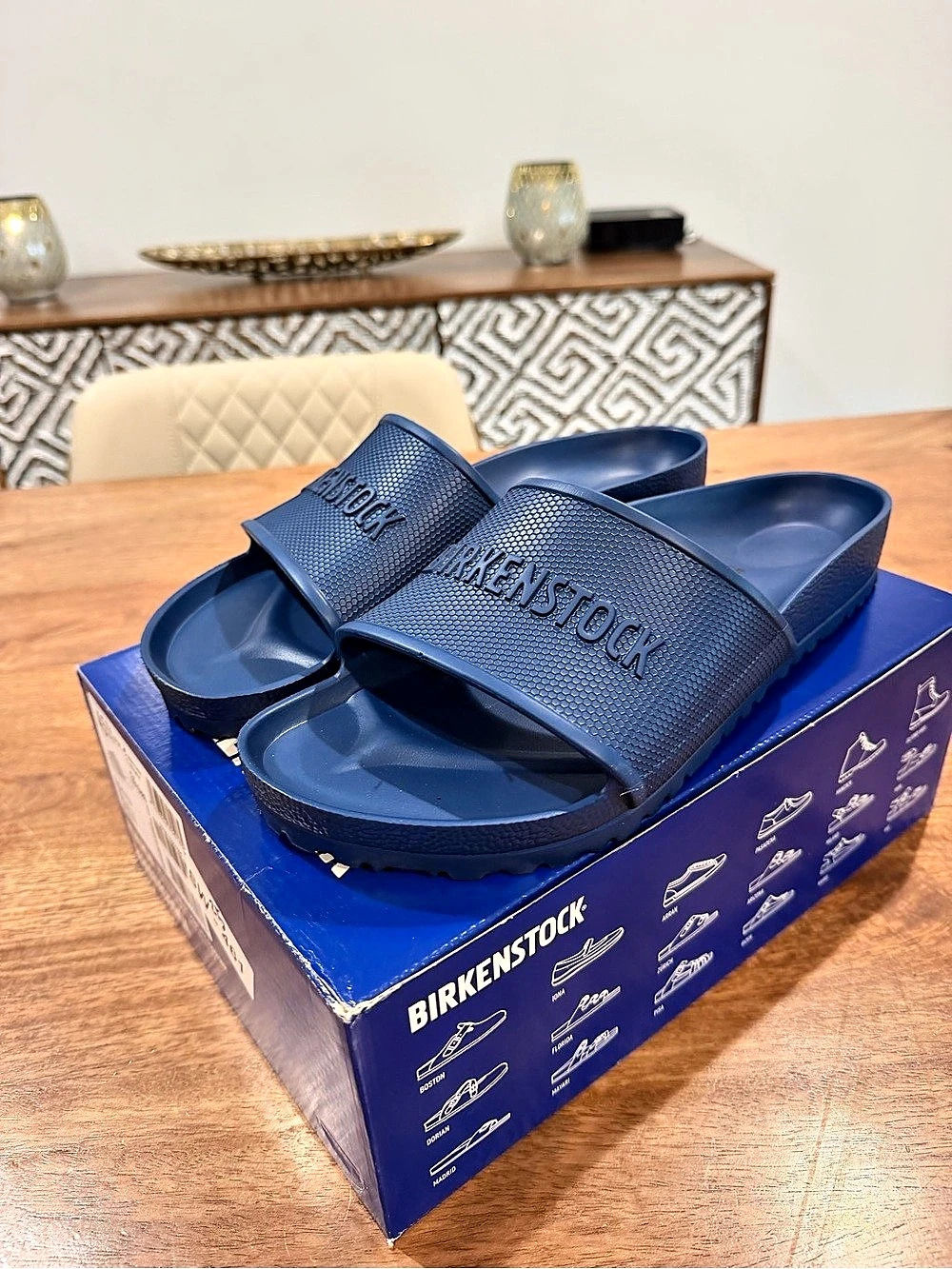Birkenstock Barbados EVA Navy Sandals-BNIB Size 12M/13.5W - Regular fit - Picture 6 of 7